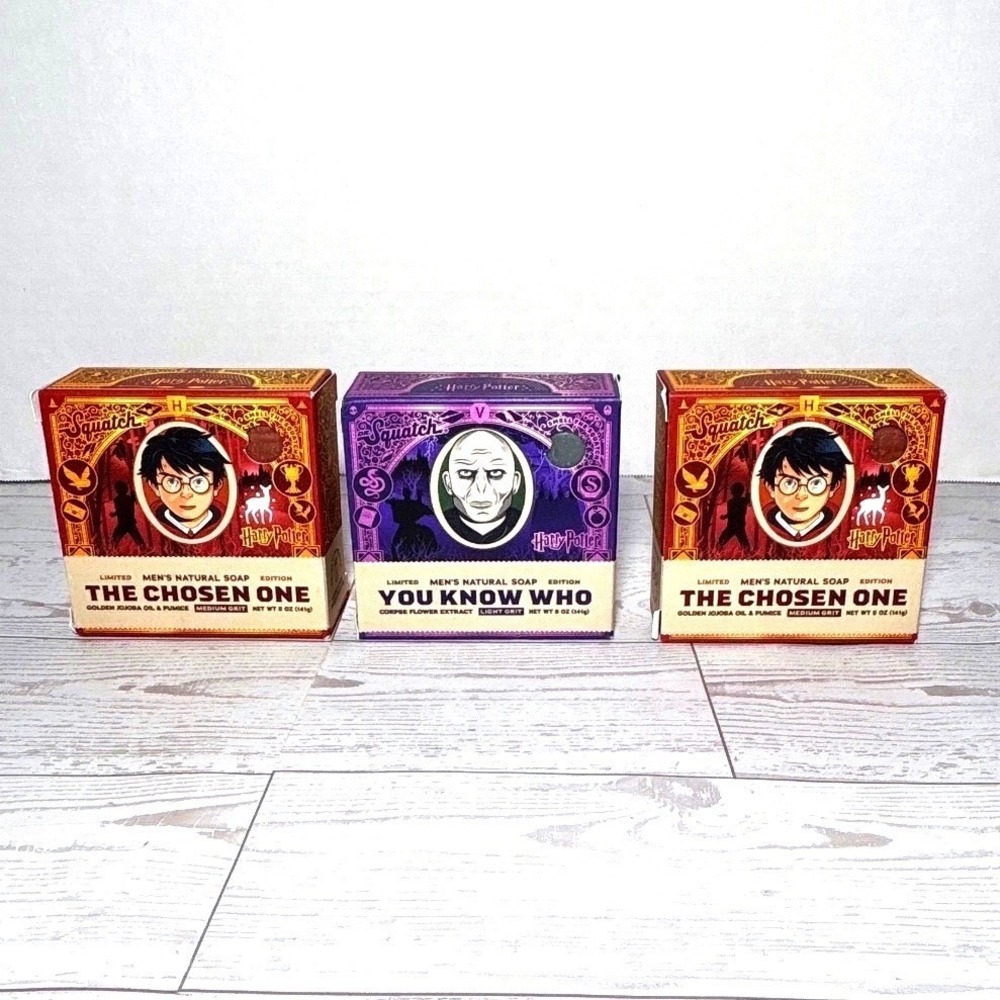 Dr Squatch Harry Potter Limited Edition Natural Soap The Chosen One You Know Who